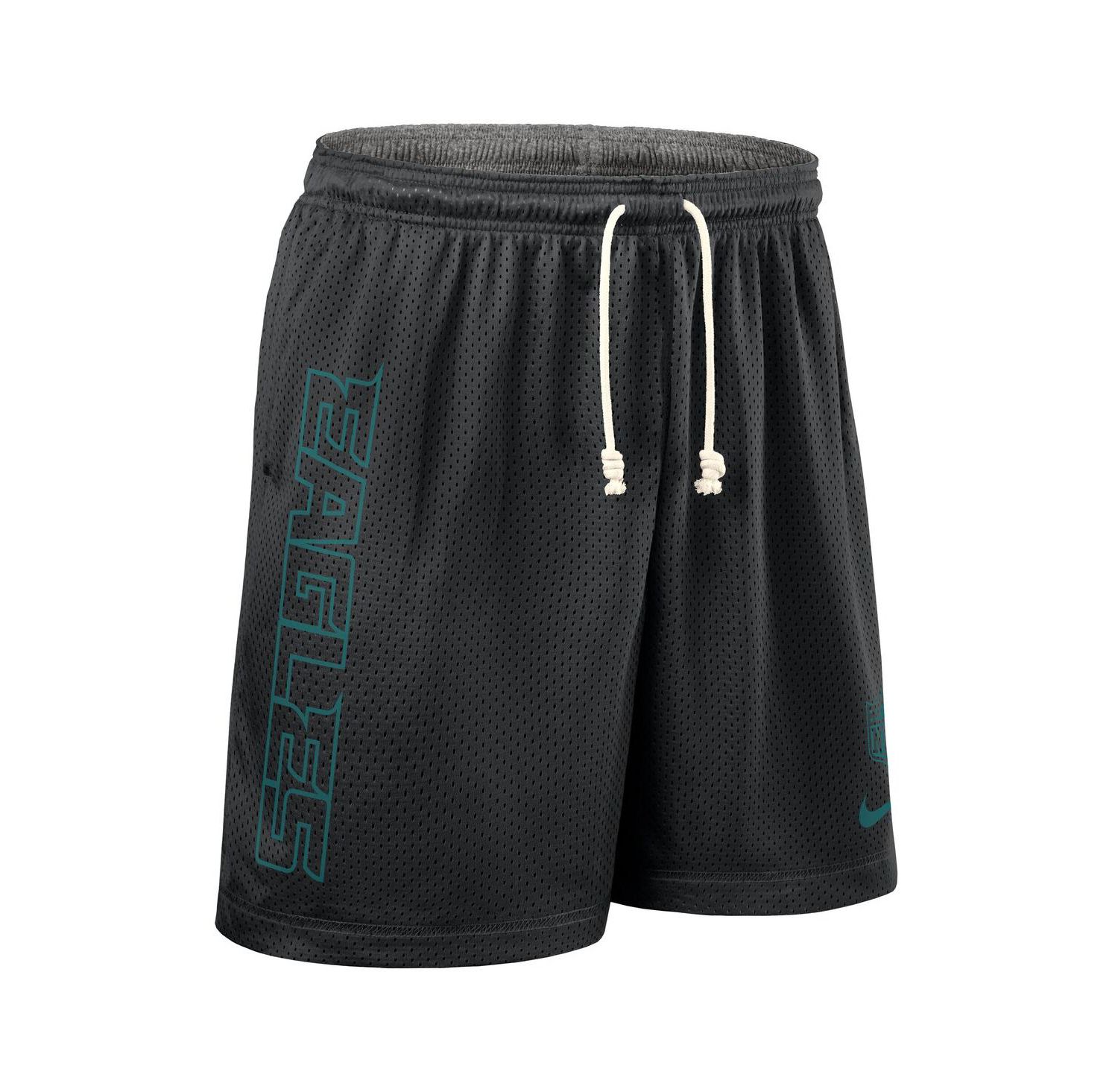 Men's Black Philadelphia Eagles Sideline Reversible Performance Shorts