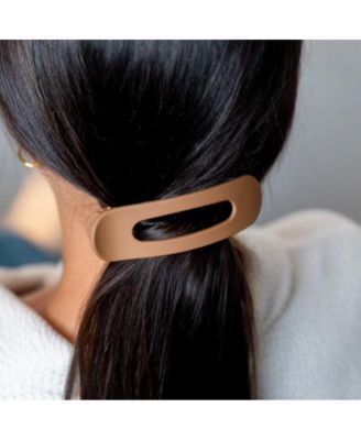 Mixed Size Flat Lay Clip Set - Camel