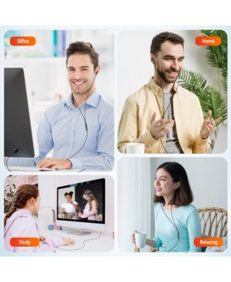 10E USB A Wired Computer Headset with Microphone, 8ft Cord (DWH10E)