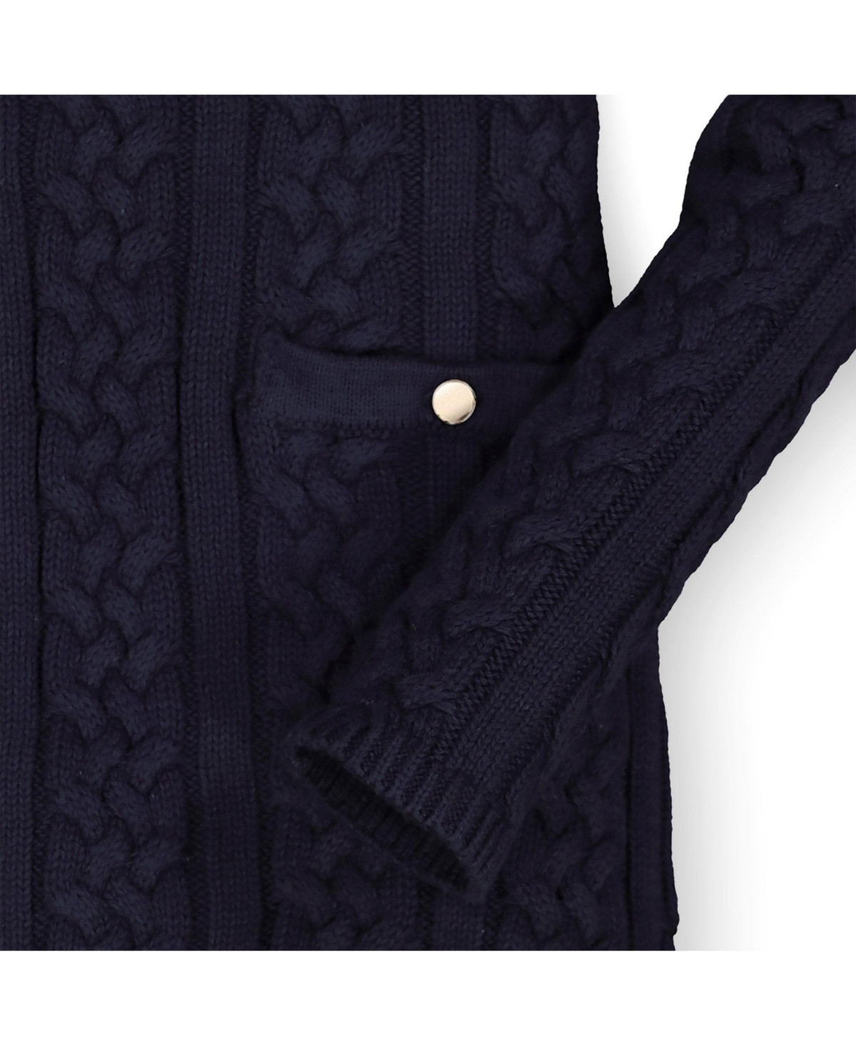 Hope & Henry Baby Girls Milano Tipped Sweater Dress