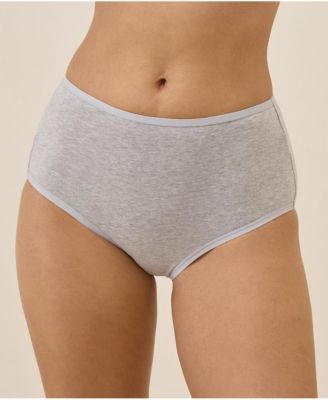 Women's Organic Cotton Everyday High Rise Brief 6-Pack