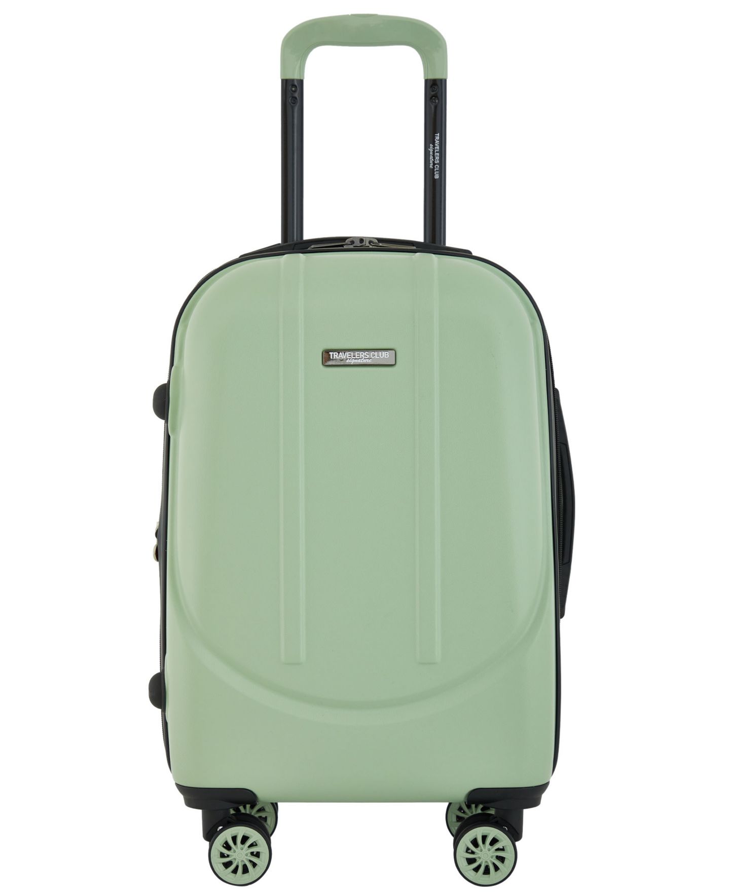 Чемоданы Travelers Club Falkirk 3pc. Hardside Expandable Luggage Set, цвет: Зелёный — фото 2