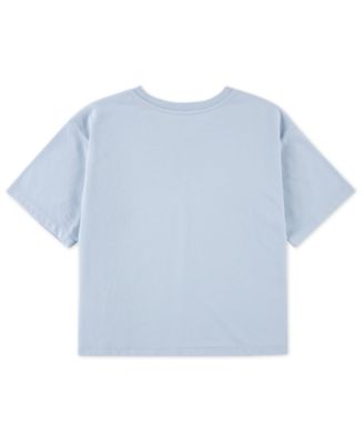 abercrombie kids Girls Floral NY Crest Boxy T-Shirt