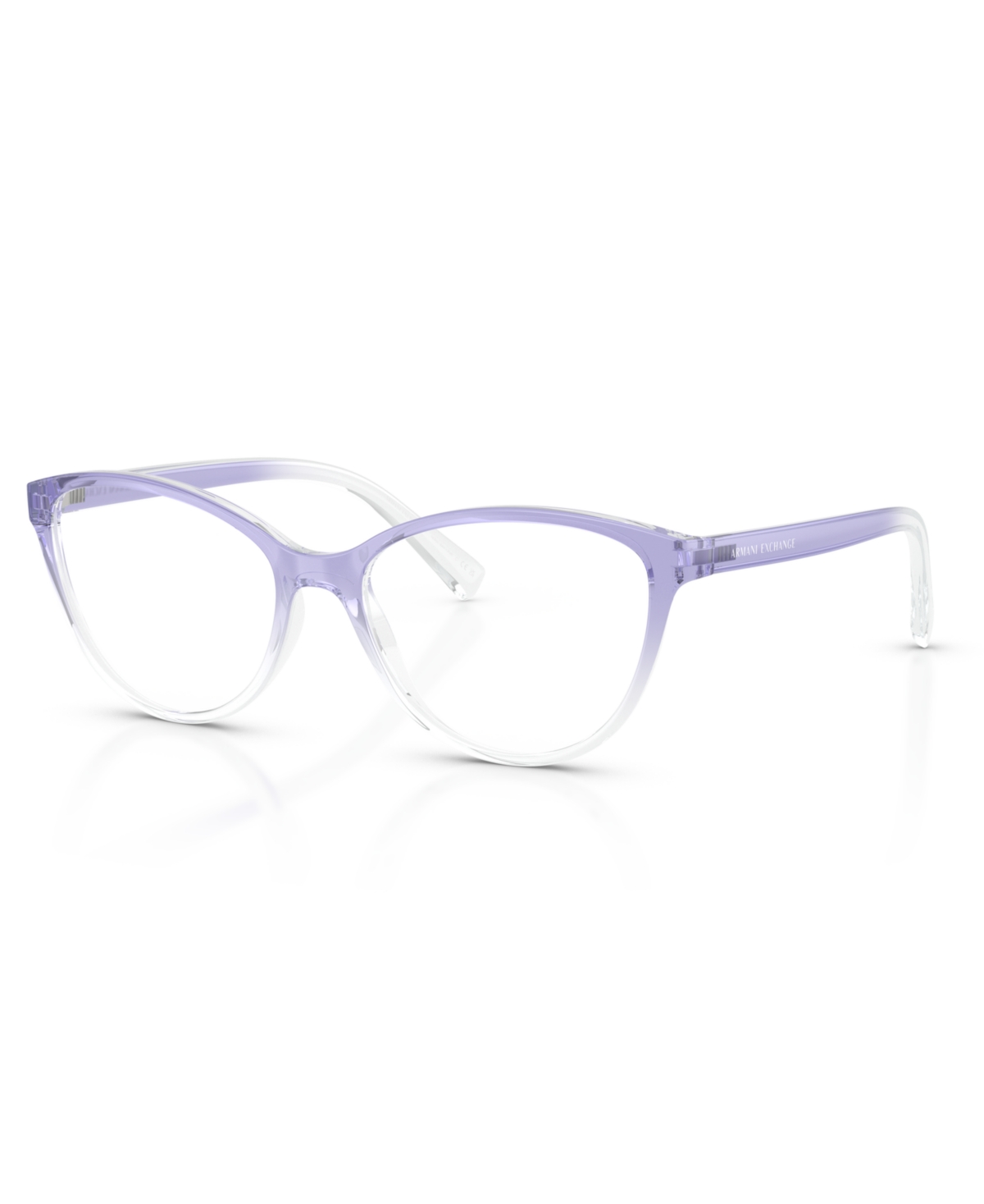 Women's Pillow Eyeglasses, AX3053 - Shiny Lilac Gradient Shiny Lilac Gradien