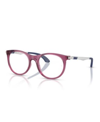 Ray-Ban Jr Child Narrow Eyeglasses, RB9082V - Transparent Violet
