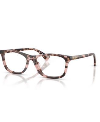 Ralph by Ralph Lauren Women's Rectangle Eyeglasses, RA7179U - Pink Havana