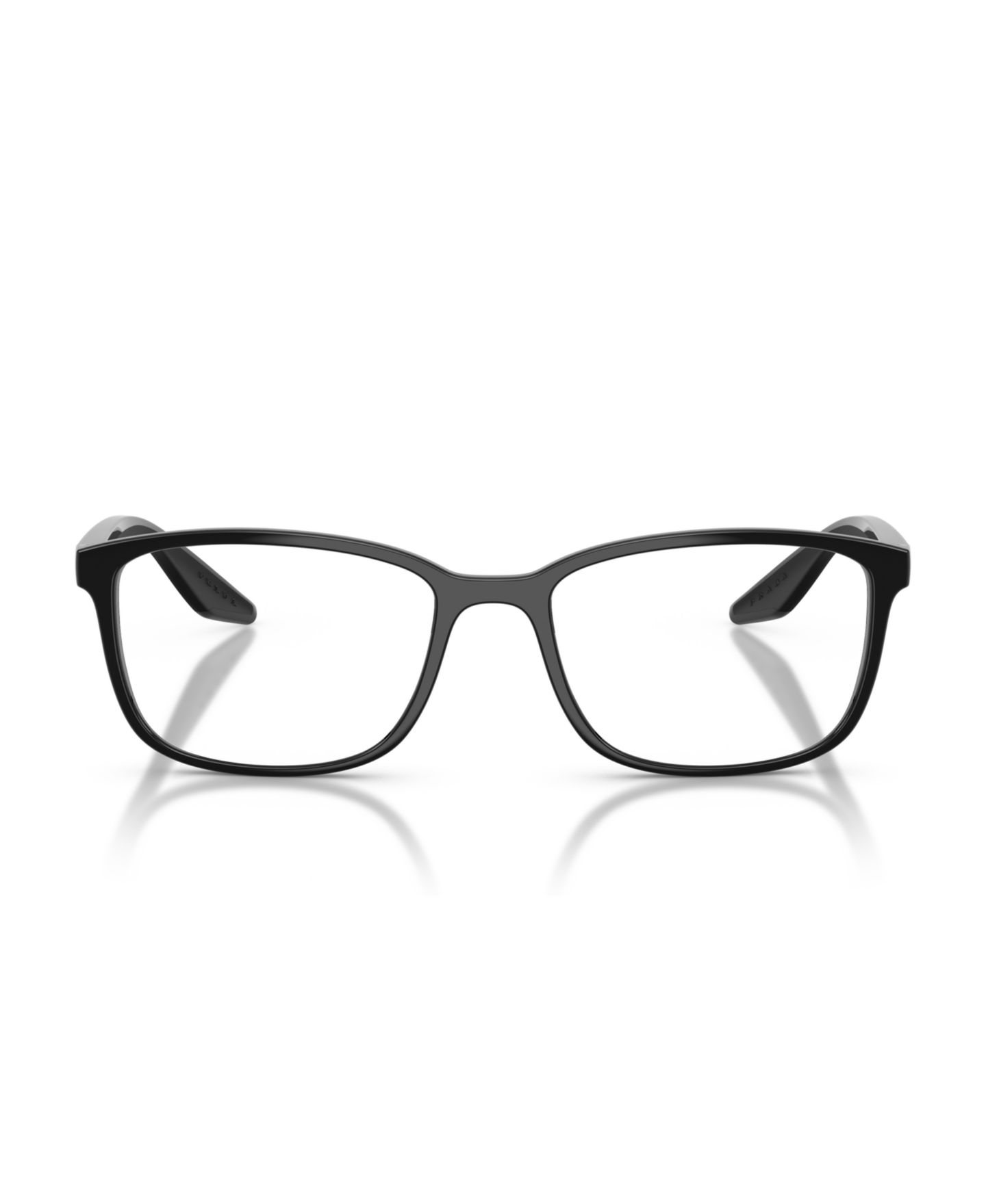 Мужские очки PRADA LINEA ROSSA Man Pillow Plastic PS 07RV Eyeglasses, цвет: Чёрный — фото 2