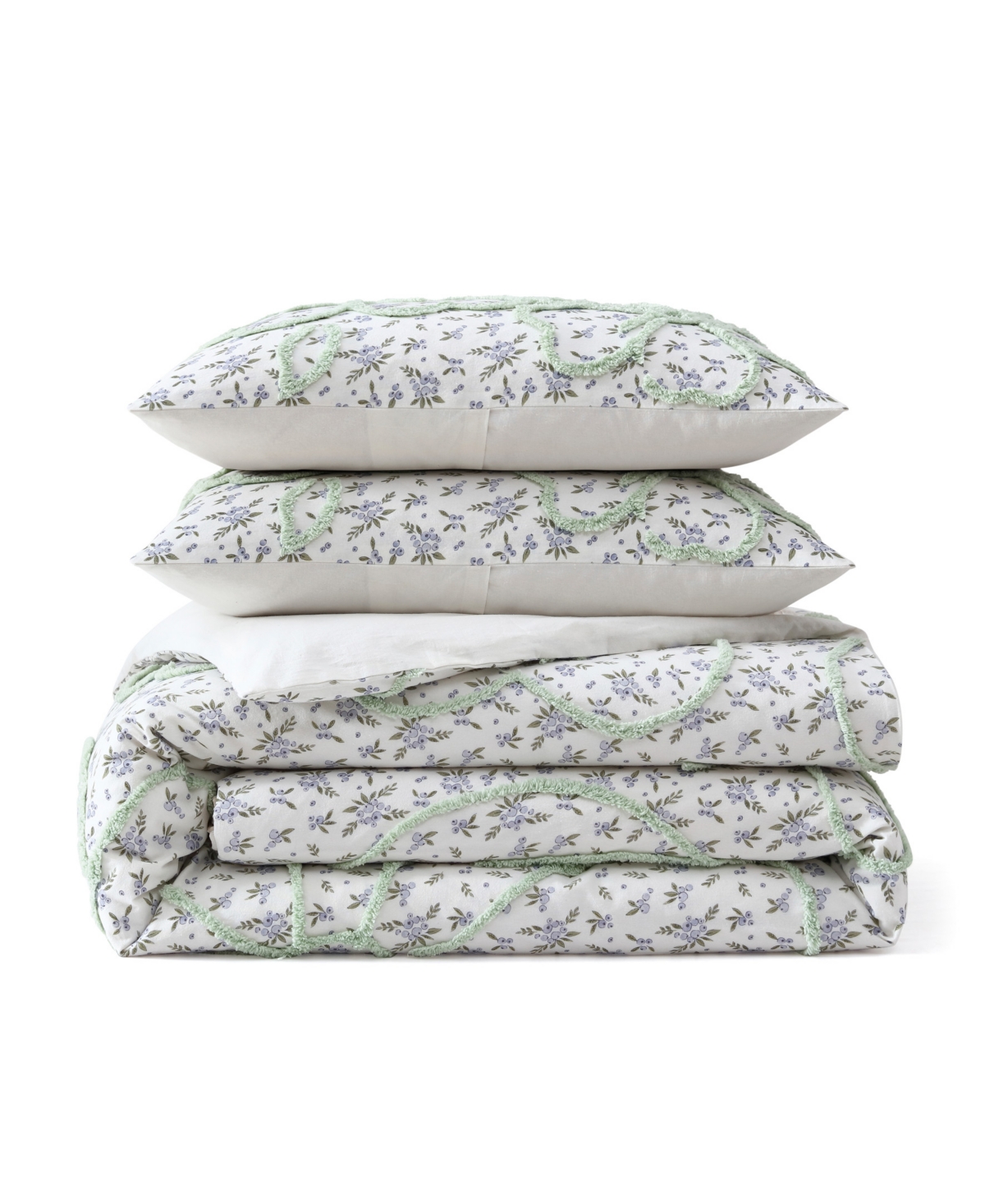 Peri Home Blueberry Chenille 3-Pc. Comforter Set