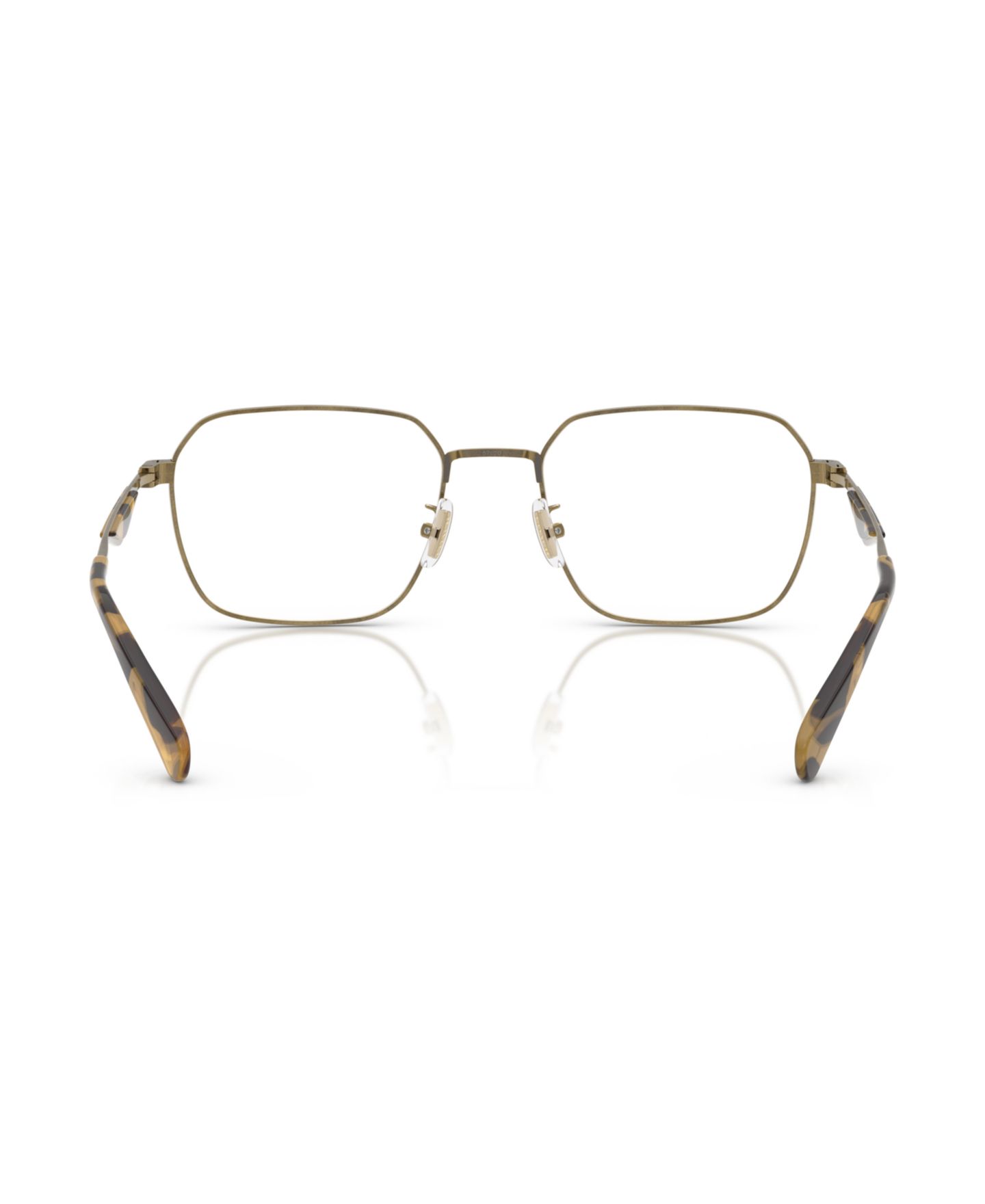 Мужские очки COACH Man Irregular Metal HC5186 Eyeglasses, цвет: Состаренный золотой — фото 4