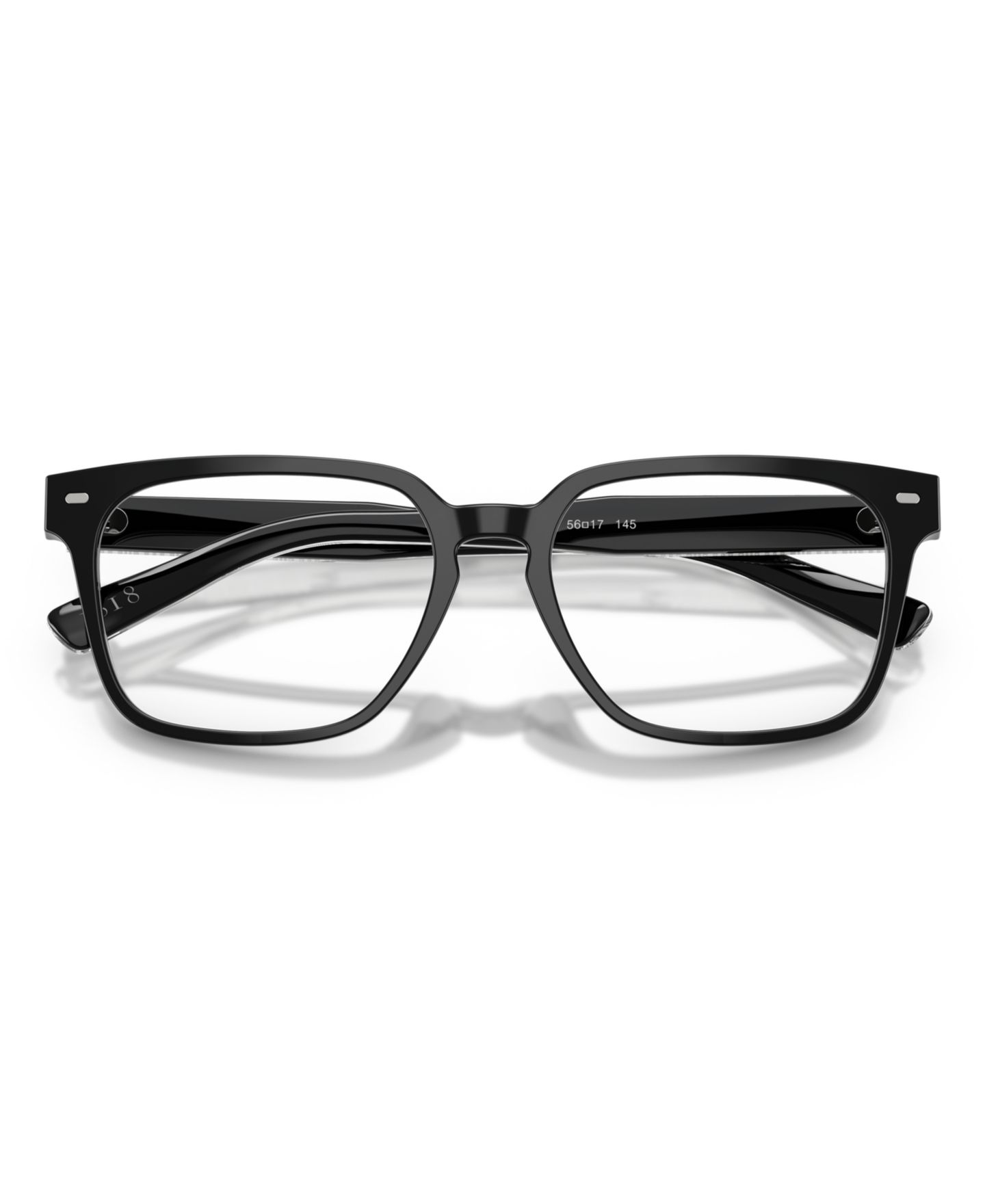 Мужские очки Brooks Brothers Man Rectangle Plastic BB2072U Eyeglasses, цвет: Чёрный — фото 3