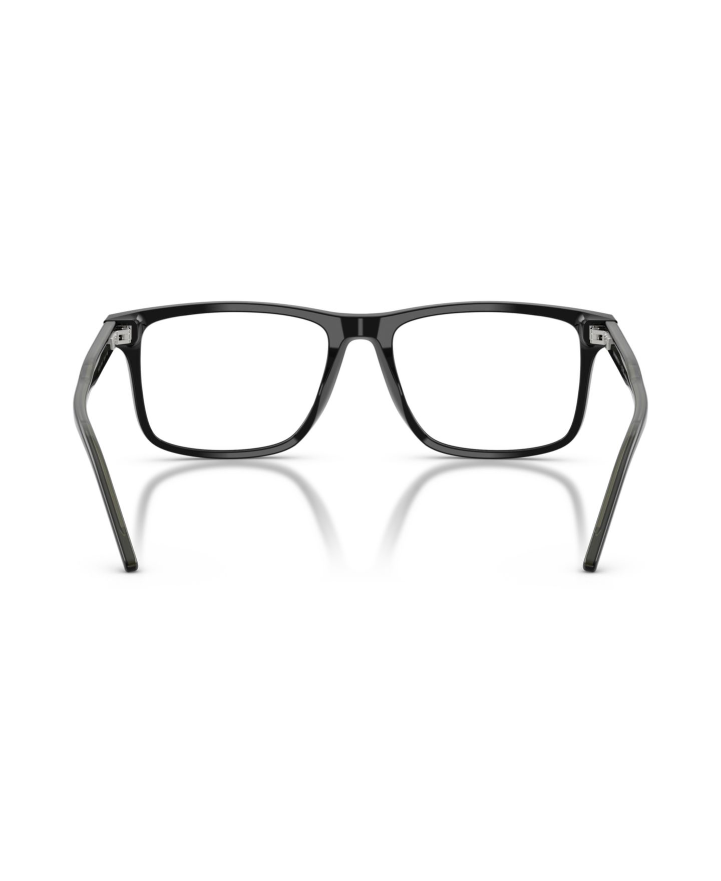 Мужские очки Emporio Armani Man Square Plastic EA3257 Eyeglasses, цвет: Блестящий чёрный — фото 4