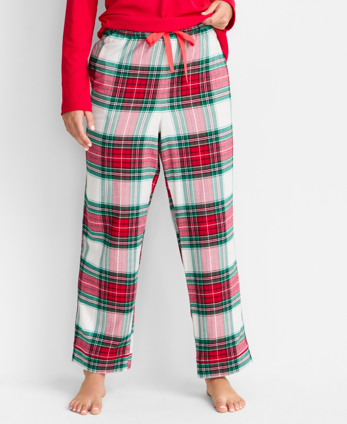State Of Day Women's Flannel Pajama Pants, Xs-3x, Macy's Exclusive In Multi
