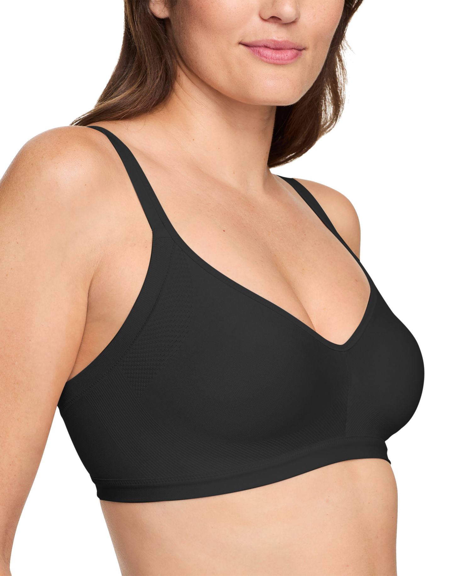 Women's Seamless Stretch Wireless Lightly Lined Comfort Bra RM3911A