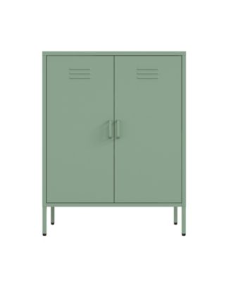 Naomi 31.5" Modern 3-Shelf Accent Cabinet