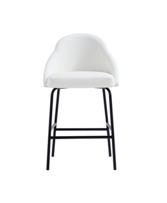 Gracie 38" Leatherette Upholstered Counter Stool