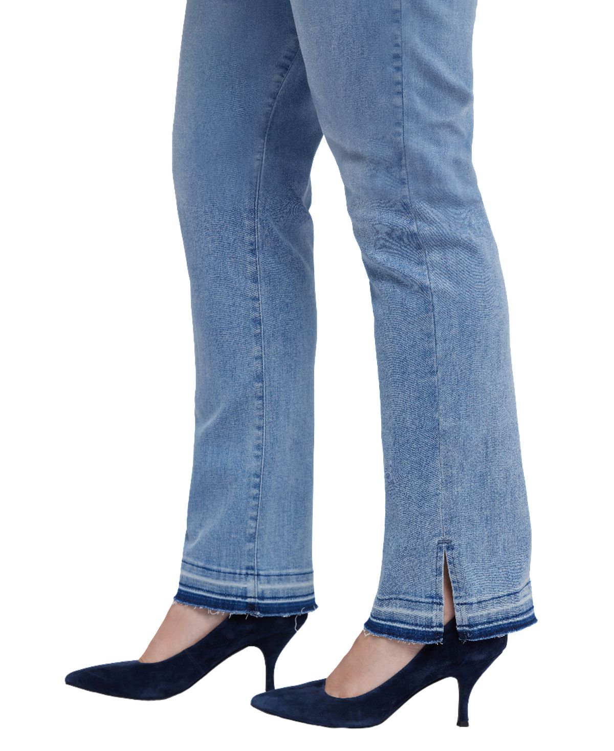 NYDJ Plus Size Marilyn Straight Pull On Jeans view 6 — MAYCSS fashion products