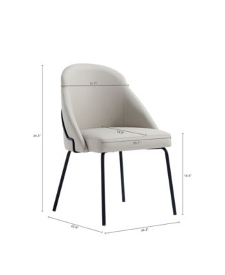 Gracie Leatherette Upholstered Dining Chair