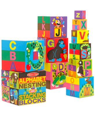 Alphabet Nesting and Stacking Blocks