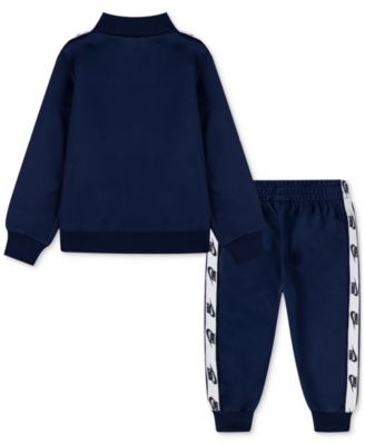 Boys and Girls Toddler 2T-4T Dri-FIT Full Zip Jacket and Pants, 2-Piece Set