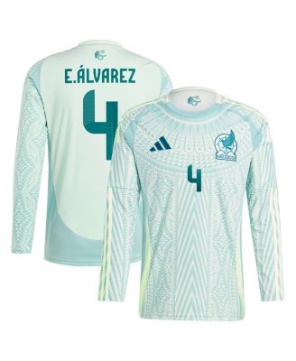 adidas - Men's Edson Alvarez Green Mexico National Team 2024 Away Replica Player Long Sleeve Jersey
