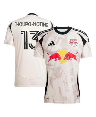 adidas - Men's Eric Maxim Choupo-Moting Tan New York Red Bulls 2025 Stone Kit Replica Player Jersey