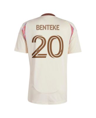 Men's Christian Benteke Natural D.C. United 2025 the Soul Kit Replica Player Jersey