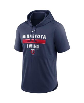 Мужская толстовка Nike Navy Minnesota Twins Home Team с коротким рукавом и капюшоном от Nike