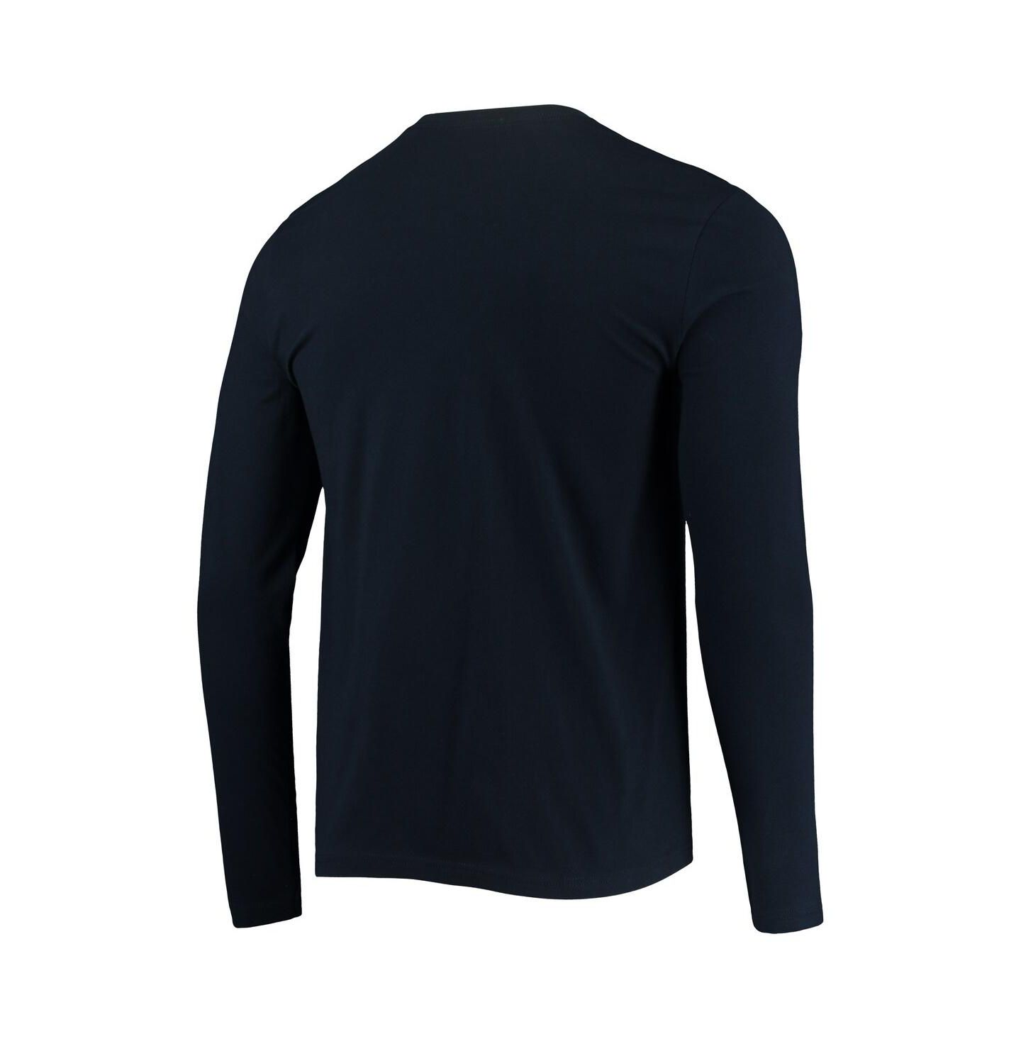 Мужская футболка Mitchell & Ness Navy New York City FC For The City Long Sleeve — фото 3
