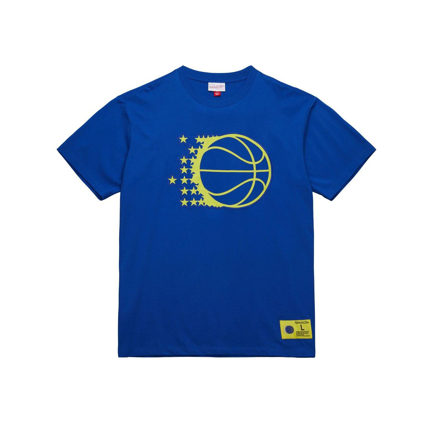 Men's Blue Orlando Magic Hardwood Classics Neon Nights Premium T-Shirt