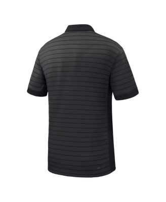 Men's Black Purdue Boilermakers 2025 Early Season&nbsp;Coaches Sideline Victory Stripe Performance Polo Shirt
