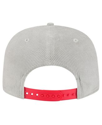 Men's Gray Chicago Cubs Corduroy Golfer Snapback Hat