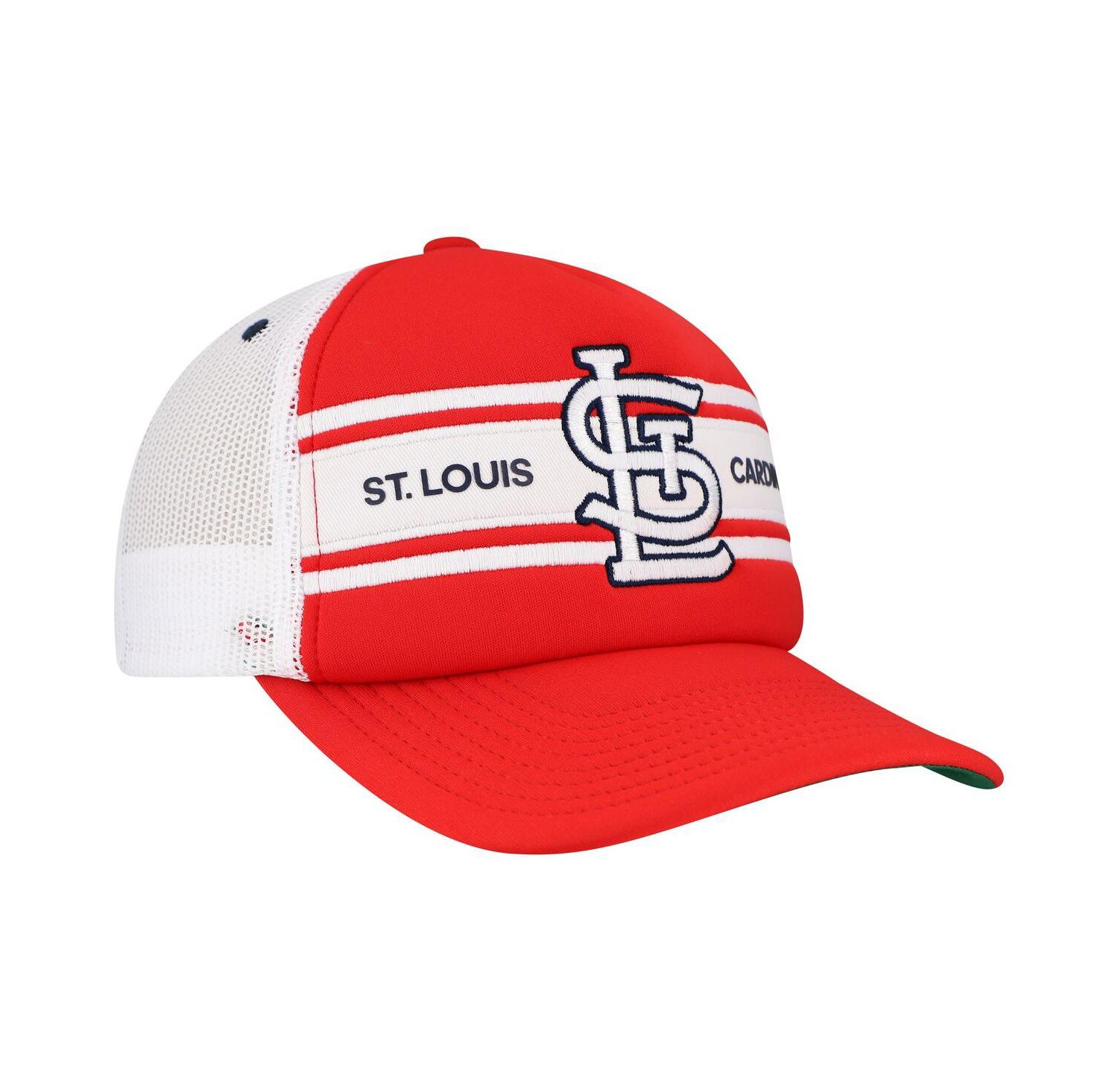 Men's Red St. Louis Cardinals Sideline Trucker Adjustable Hat