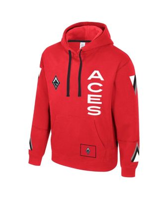 Stadium Essentials Мужской и женский красный пуловер с капюшоном Las Vegas Aces City Star Rebel Edition от Stadium Essentials.