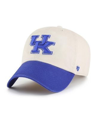 Мужская брендовая кремовая шляпа Kentucky Wildcats Grand Stand Clean Up с регулируемой посадкой от бренда '47