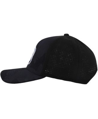 Men's Black Colorado Avalanche Valin Camo Super Tech Vented Adjustable Hat