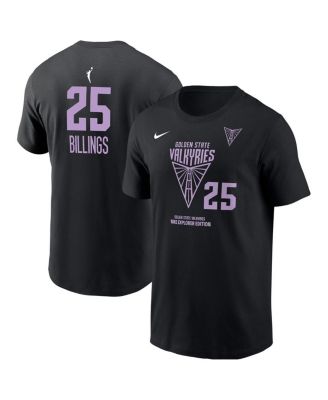 Nike - Men's Monique Billings Eclipse Black Golden State Valkyries Explorer Edition Name Number T-Shirt