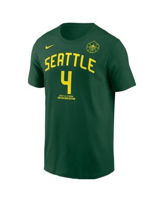 Мужская футболка Nike Skylar Diggins-Smith Green Seattle Storm Explorer Edition с именным номером