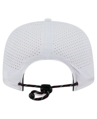 Мужская белая кепка-бейсболка для гольфа Texas Rangers с перфорацией New Era