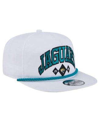 Мужская белая бейсболка для гольфа Jacksonville Jaguars с бриллиантами New Era