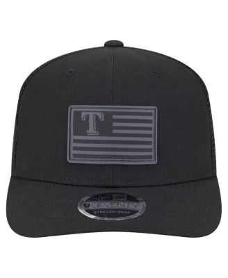 Мужская черная кепка с эластичной застежкой 