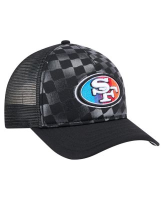 Men's Black San Francisco 49ers Gradient 9FORTY Adjustable Hat