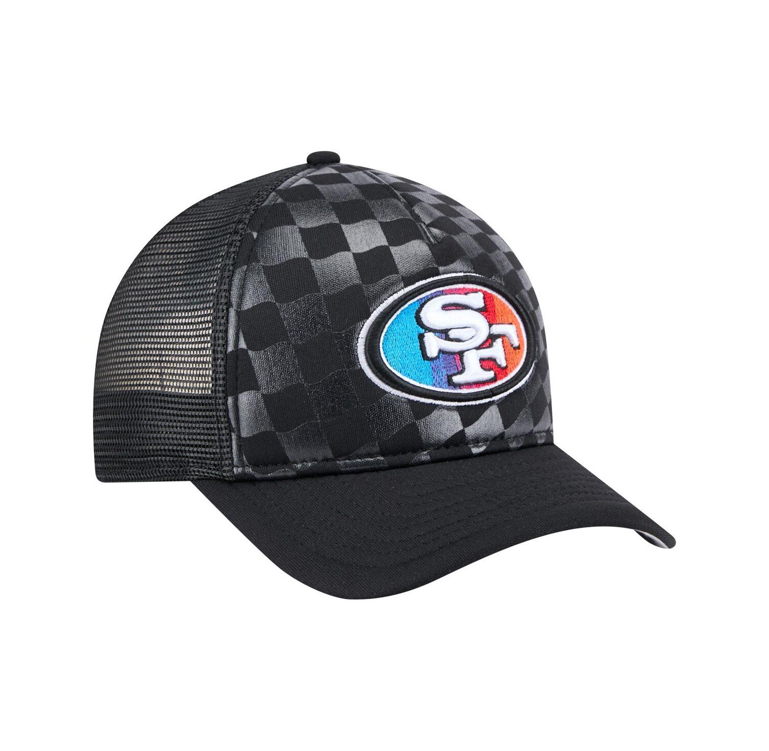 Men's Black San Francisco 49ers Gradient 9FORTY Adjustable Hat