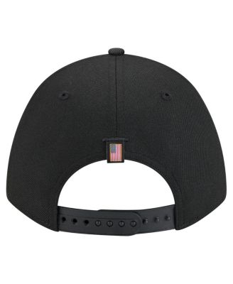 Men's Black San Francisco Giants American Flag 9FORTY M-Crown A-Frame Adjustable Hat