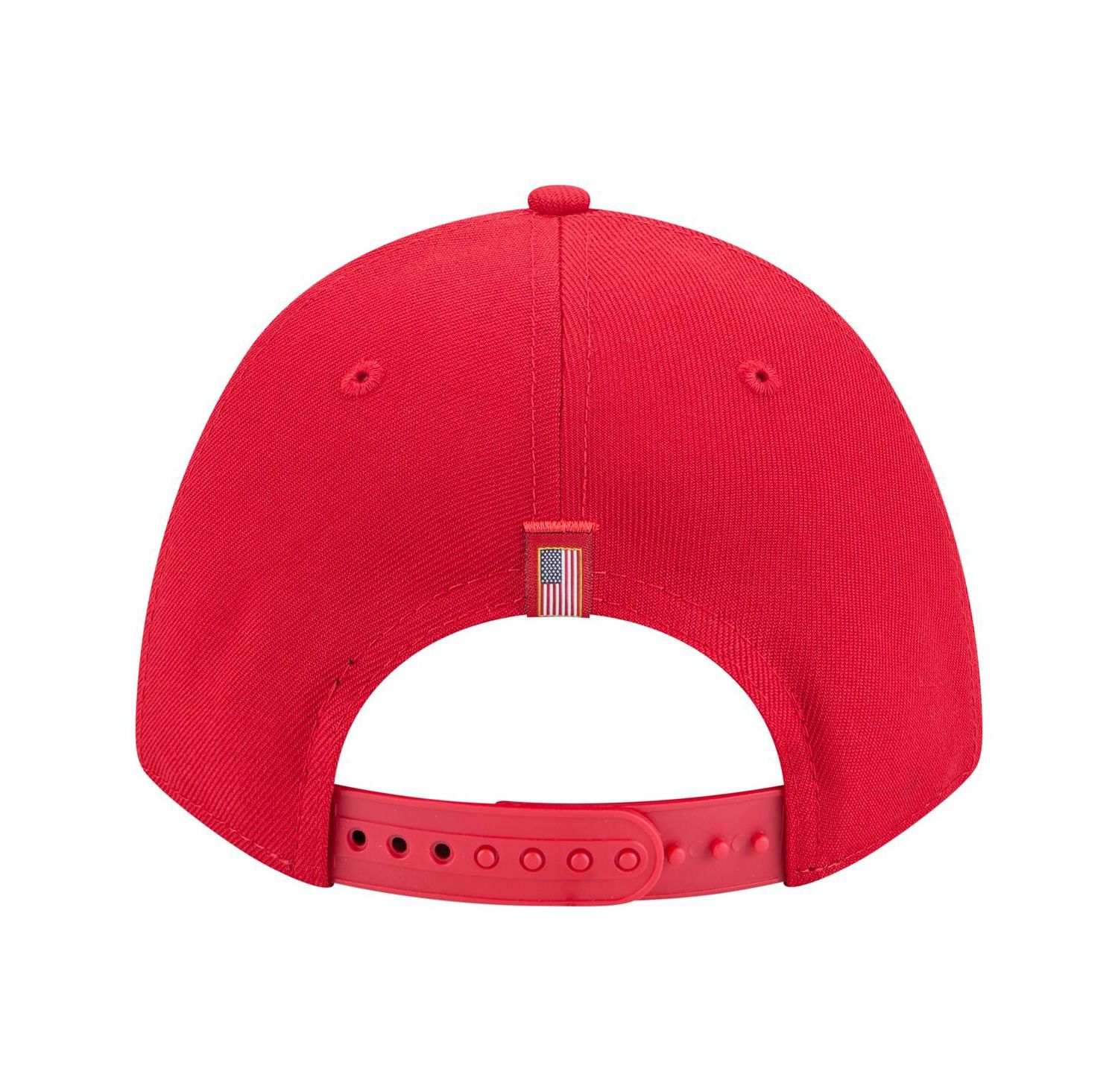 Men's Red Los Angeles Angels American Flag 9FORTY M-Crown A-Frame Adjustable Hat