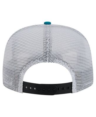 Men's Teal/Black Jacksonville Jaguars Throwback Dye Golfer Snapback Hat