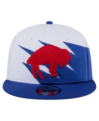 Мужская кепка-снэпбэк Royal Buffalo Bills Throwback Jagged 9FiFTY от New Era для мужчин