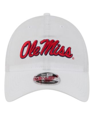 Мужская белая шляпа Ole Miss Rebels Active Ripstop с регулируемой длиной 92 см от New Era