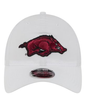 Мужская белая шапка с регулируемой длиной 92 см, Arkansas Razorbacks Active Ripstop, новая эра
