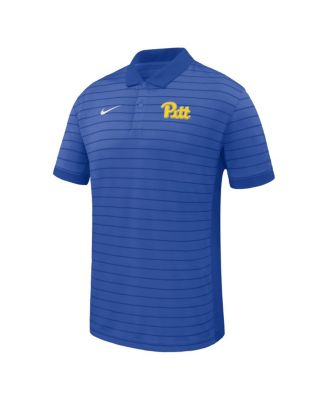 Men's Royal Pitt Panthers 2025 Early Season&nbsp;Coaches Sideline Victory Stripe Performance Polo Shirt