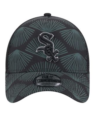 Men's Black Chicago White Sox 9FORTY A-Frame Trucker Adjustable Hat
